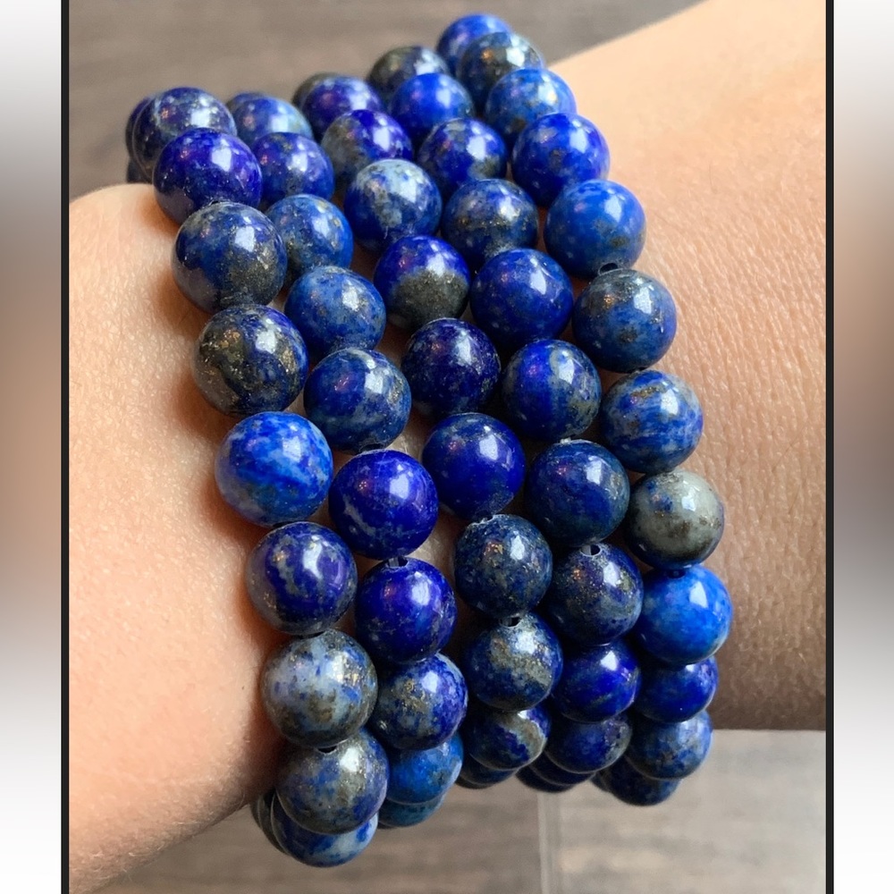 Lapis Lazuli Beaded Bracelet